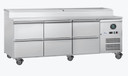 FED-X S/S Three Door Sandwich Counter - XSS8C20S3V