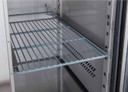 FED-X 3 Door Stainless Steel Commercial Sandwich & Salad Prep Bench | XSS8C20S3V