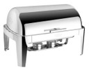 Olympia U008 Madrid Commercial Stainless Steel Roll-Top Chafing Dish Set (9 Litre Capacity)