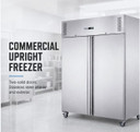 FED-X S/S Two Full Door Upright Freezer - XURF1200SFV
