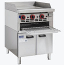 Gasmax GGS-24 Commercial 24-Inch Gas Griddle & Broiler Range – 45MJ Output