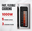 Benchstar Stainless Steel Microwave Oven - MD-1000L