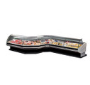 PAN2500 Curved front glass deli display 2500mm W x 1140 D x 1260 H