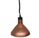 HYWBL09 Pull down heat lamp antique copper 270mm Round