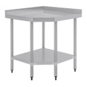 Vogue CB907 Stainless Steel Corner Table 600mm Vogue CB907 Stainless Steel Corner Table 600mm