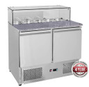 GNS900E Two Door Salad Marble Prep Top GNS900E Two Door Salad Marble Prep Top