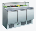GNS1300E Three Door Salad Marble Prep Top GNS1300E Three Door Salad Marble Prep Top