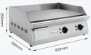 Benchstar GH-610E 610mm Electric Commercial Hotplate Griddle | 6kW