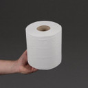 DL920 Jantex Centrefeed White Roll Paper Towels (Pack of 6)