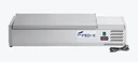 FED-X XVRX1200/380S 1200mm Stainless Steel Countertop Refrigerated Prep Topper Bench (4 x 1/3 GN)