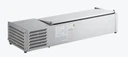 FED-X XVRX1200/380S 1200mm Stainless Steel Countertop Refrigerated Prep Topper Bench (4 x 1/3 GN)