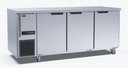 Thermaster Stainless Steel Triple Door Workbench Freezer - TS1800BT-3D