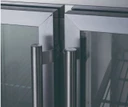 FED-X XUB6C18G3V 339L 3 Glass Door Stainless Steel Underbench Commercial Display Fridge