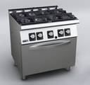 Fagor Kore 700 4 Burner Gas Range with Gas Oven - C-G741H Fagor Kore 700 4 Burner Gas Range with Gas Oven - C-G741H