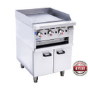 GGS-24LPG Gas Griddle and Gas Toaster with Cabinet