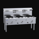 LUUS WZ-3C Compact Waterless Wok - 3 Chimney Burners LUUS WZ-3C Compact Waterless Wok - 3 Chimney Burners