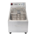 Apuro FS498-A Single Tank Single Basket 5Ltr Countertop Fryer with Timer 2.2kW Apuro FS498-A Single Tank Single Basket 5Ltr Countertop Fryer with Timer 2.2kW