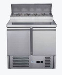 FED-X Two Door Salad Prep Fridge