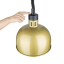 Apuro DY462-A Retractable Dome Heat Lamp Shade Pale Gold Finish