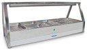Roband E25RD - Straight Glass Hot Foodbar with Roller Doors