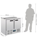 Polar G606-A G-Series Saladette Counter Fridge 240Ltr