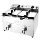 Apuro CT012-A Double Induction Fryer - 2x3kW