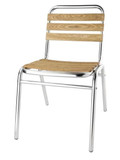 Bolero GK997 Ash Bistro Side Chair (Pack of 4)