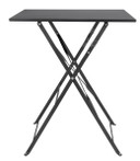 Bolero GK989 Black Square Pavement Style Steel Table