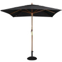 Bolero GH990 Square Outdoor Umbrella 2.5m Black