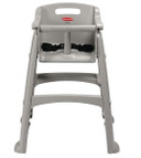 M959 Rubbermaid Sturdy Stacking High Chair Platinum