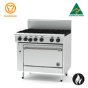 Goldstein PF628-X - 6 Burner Gas Cooktop with Oven Goldstein PF628-X - 6 Burner Gas Cooktop with Oven