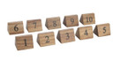 Olympia CL392 Acacia Table Number Signs Numbers 1-10