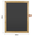 Olympia GG107 Wood Frame Chalkboard 600 x 800mm