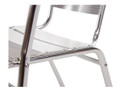 Bolero U419 Aluminium Stacking Chairs 735mm Pack of 4