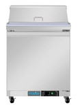 Polar U-Series Single Door Mega Top Prep Counter Fridge 154 Ltr