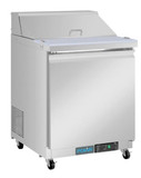 Polar U-Series Single Door Mega Top Prep Counter Fridge 154 Ltr