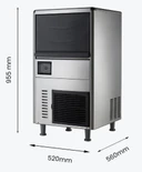 Blizzard SN-068F 60kg Commercial Granular Ice Machine | 20kg Bin 10A
