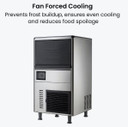 SN-068F Blizzard Ice Maker – 60kg Granular Commercial Ice Machine