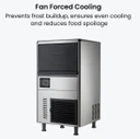 Blizzard SN-068F 60kg Commercial Granular Ice Machine | 20kg Bin 10A