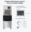 Blizzard SN-258N Commercial Ice Machine – 250kg Chewblet/Nugget Ice Maker