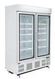 Polar GH507-A G-Series 2 Door Upright Display Freezer 920Ltr White