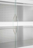 Tecnodom TDVB80-CA-125 Vulcano 2-Door Commercial Supermarket Glass Display Refrigerator