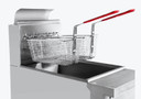 VP122 V Pan Natural Gas Deep Fryer