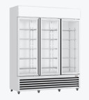 Thermaster Three Glass Door Colourbond Upright Drink Fridge LG-1203P