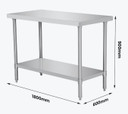 WB6-1800/A Stainless Steel Workbench