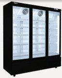 Exquisite SMC1600 Three Glass Door Upright Display Refrigerator