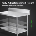 WBB6-0900/A Workbench with Splashback