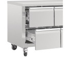 Polar DA549-A U-Series Eight Drawer Gastronorm Counter Fridge