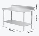 WBB6-1500/A Workbench with Splashback
