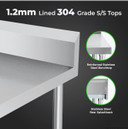 WBB6-1500/A Workbench with Splashback